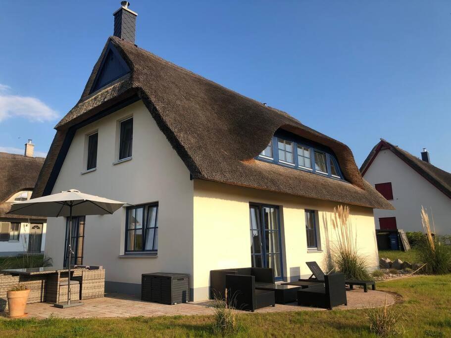 Stilvolles Reetdachhaus Coastline An Der Ostsee Groß Schwansee Exteriér fotografie