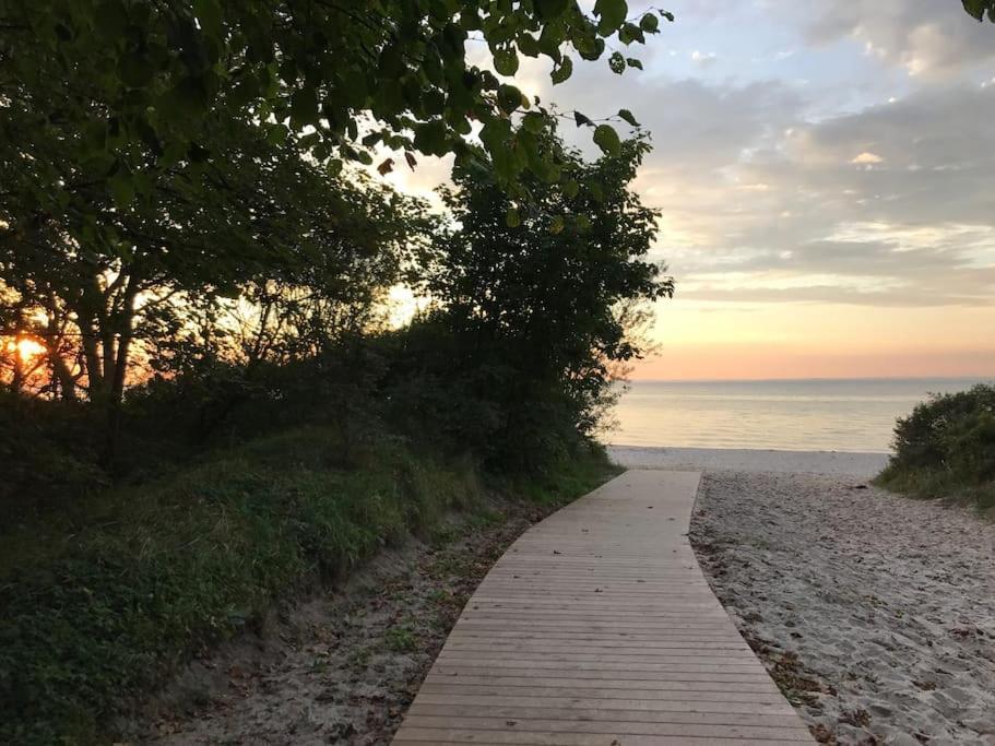 Stilvolles Reetdachhaus Coastline An Der Ostsee Groß Schwansee Exteriér fotografie
