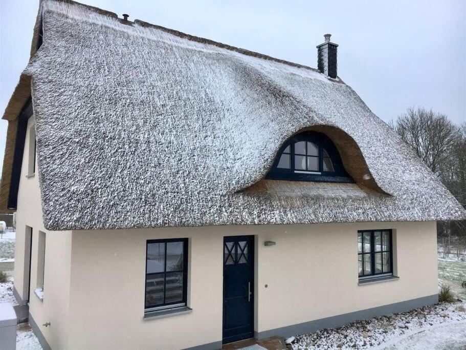 Stilvolles Reetdachhaus Coastline An Der Ostsee Groß Schwansee Exteriér fotografie