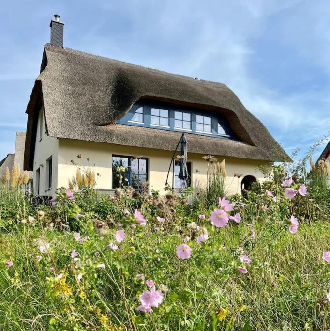 Stilvolles Reetdachhaus Coastline An Der Ostsee Groß Schwansee Exteriér fotografie